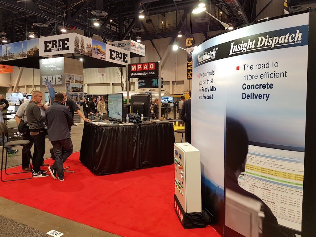 Hello, World: Greetings from our booth at World of Concrete!